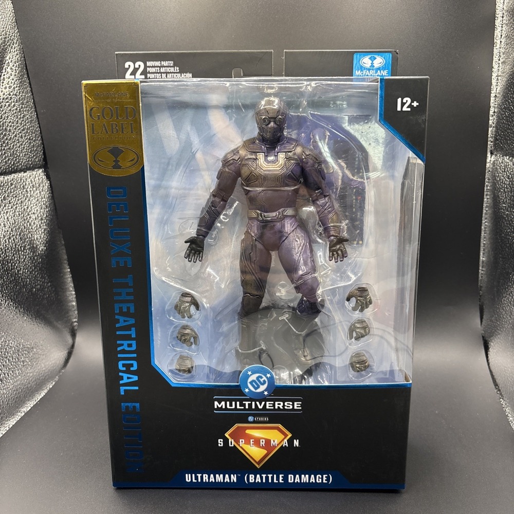 McFarlane Toys DC Ultraman Battle‎ Damage GOLD LABEL Deluxe Theatrical Edition